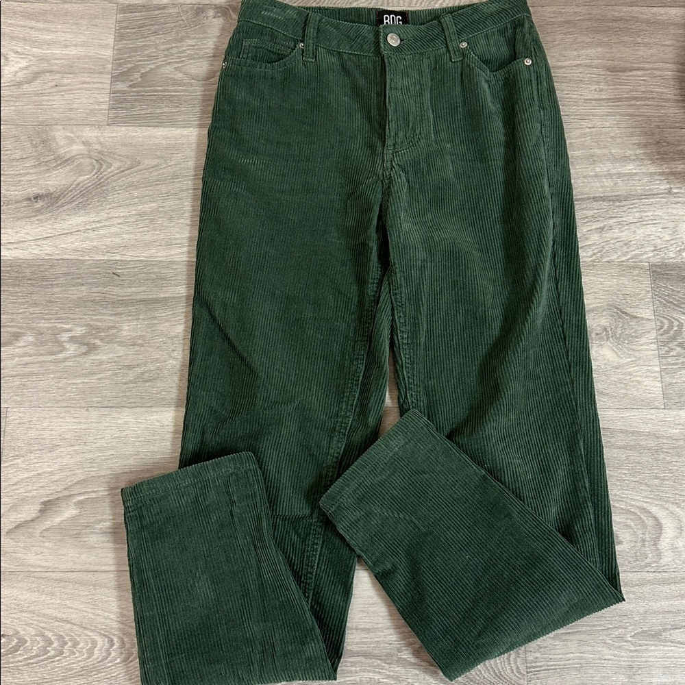 Green Corduroy Pants